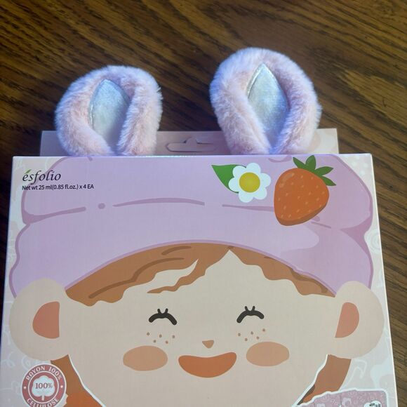 esfolio (K-Beauty) Pure Skin - Collagen Mask & Hairband Set - Picture 3 of 6